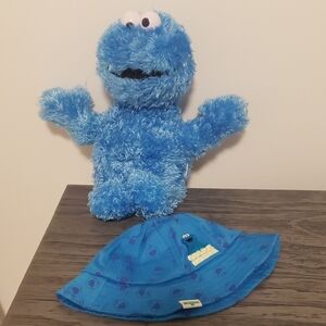 Cookie Monster Plush And Matching Bucket Hat